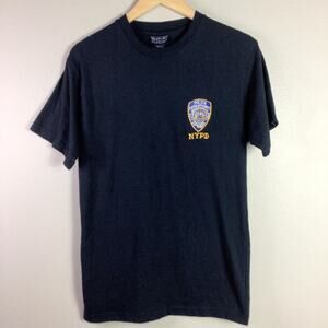 City of New York 2011 NYPD Embroidered Police Shirt Navy Med